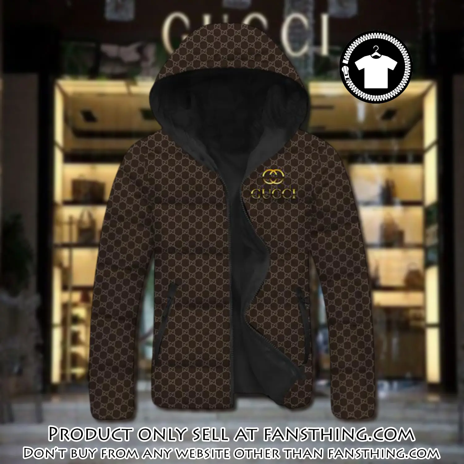 Gucci downfilled coat ultralight down jacket outdoor jacket warm outwear dfj1005 fst0252877